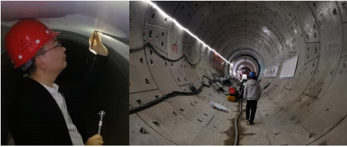 地铁管片厚度、内部缺陷及背后注浆密实度检测方案